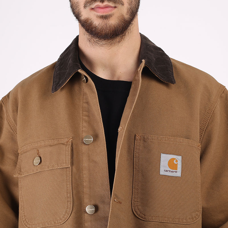мужская коричневая куртка Carhartt WIP Michigan Coat I026480-hlt brown - цена, описание, фото 4